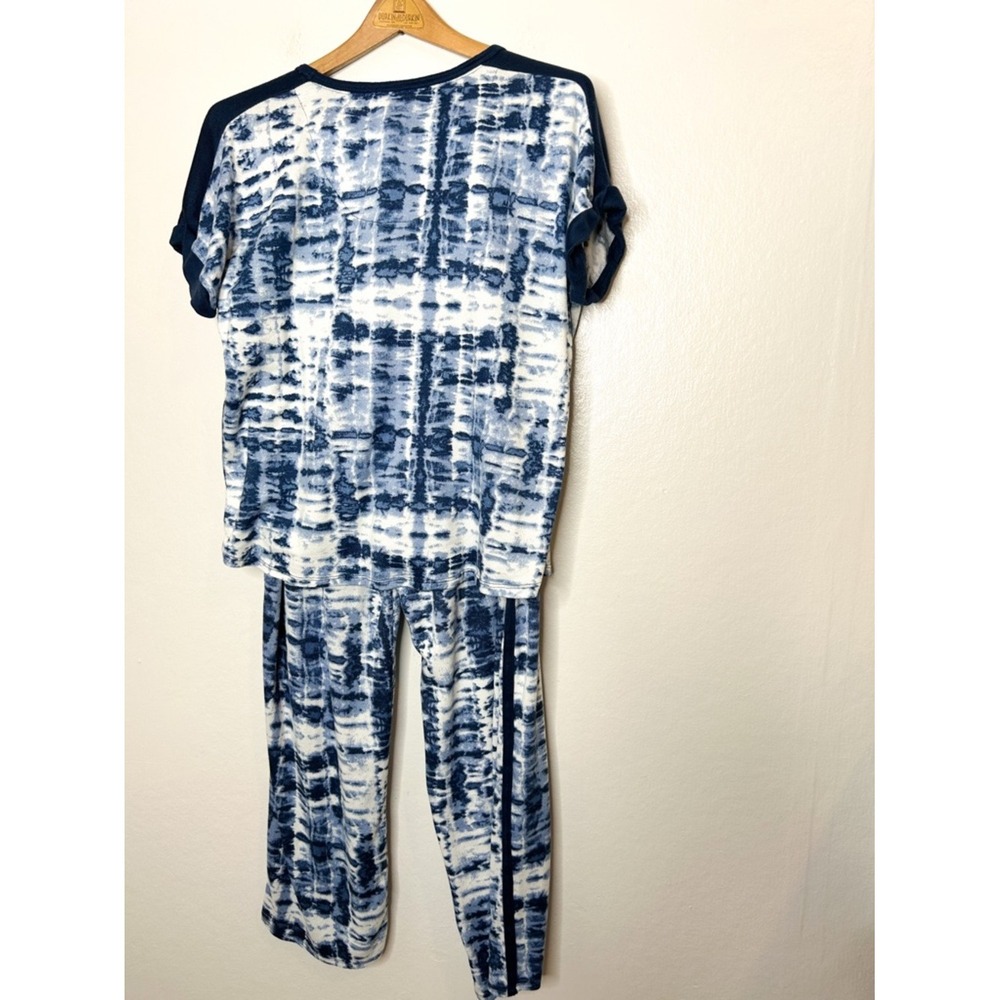 Lucky Brand Womens Super Soft Tie Dye Print Lounge Pajama Set‎ Blue XL - Picture 6 of 8